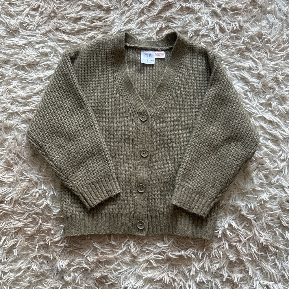 Boys Zara Sweater Cardigan Size 5-6 Years